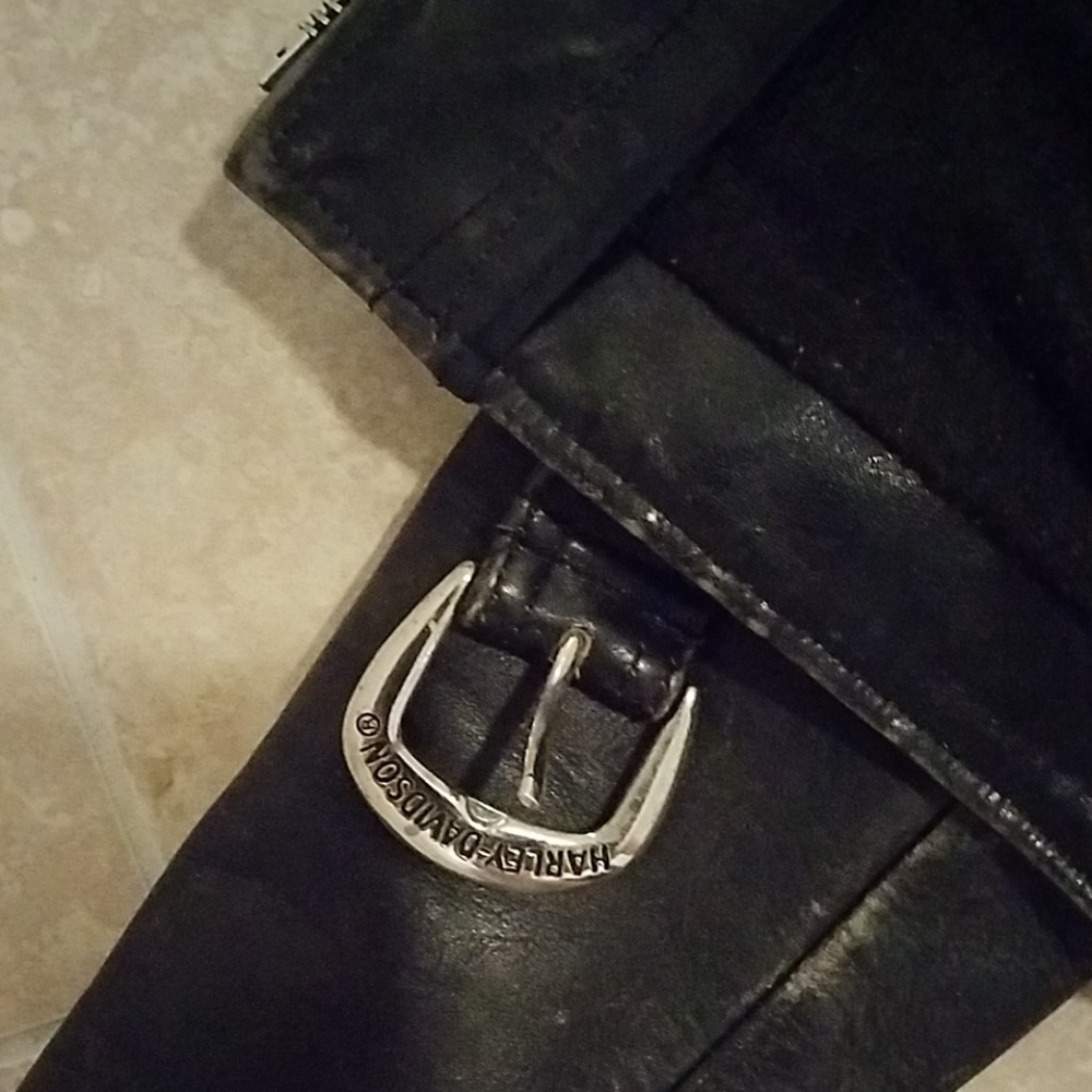 Harley Davidson leather jacket sz xs - Picture 5 of 7